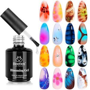 Nail Blooming Gel 15ml - Clear UV LED Blossom Gel for Spreading Effect